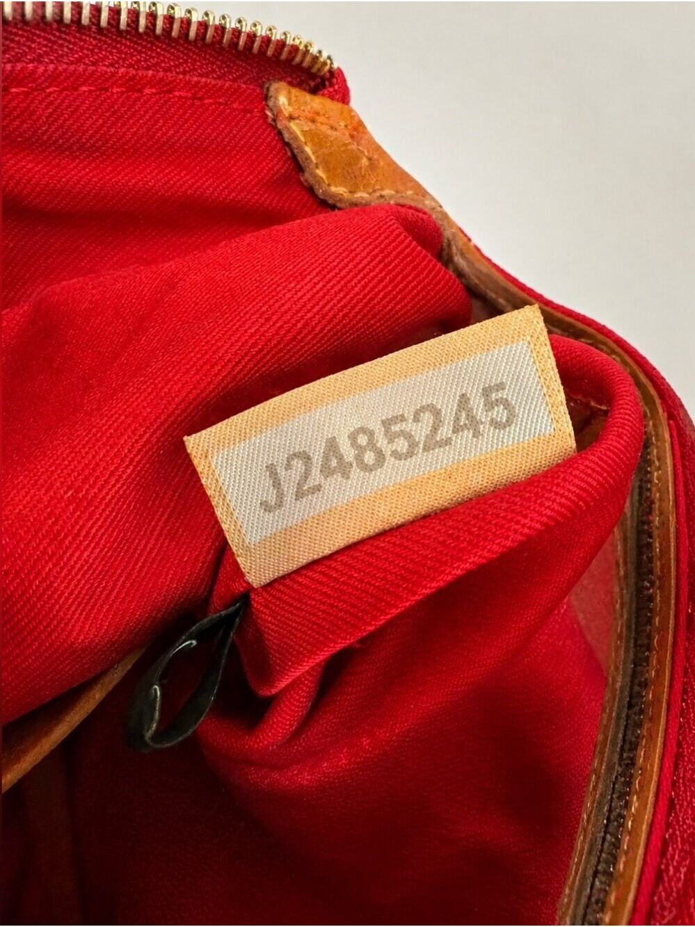 Dooney & Bourke Red Canvas Leather Satchel Handbag - Picture 9 of 10